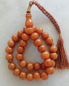 Handmade Eco-Friendly Resin Customizable Love Religious Prayer Rosary Tasbih Resin Beads Turquoise Stone Muslim Design Global - Product Image 1