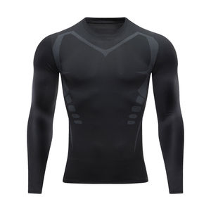 Men`s Gyms Body Building Rash Guard Quick Dry Compression Shirt Fitness Baselayer Fit Workout T Shirt Compression Shirt Men - Product Image 1