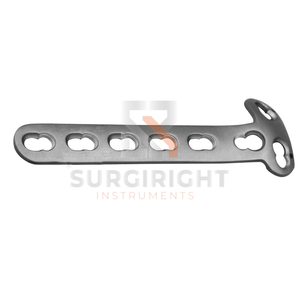 Plaque en L à compression verrouillable, design anatomique en forme de L, certifiée CE, classe I, usage hospitalier, Blush Surgical - Product Image 1