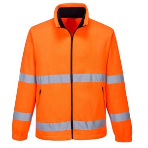 Chaqueta de Seguridad de Alta Visibilidad ANSI Clase 1 EN ISO Clase 1 con LED Intermitente Reflectante de Dos Tonos Naranja y Verde Neón para Trabajadores de Carreteras - Product Image 4
