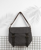 Sac messager vintage en toile, bandoulière pliable, sacoche personnalisable pour voyage, usage quotidien décontracté