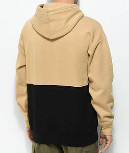 New Arrival Winter Men's Half Zip Oversized Pullover Hoodies Clush Sports 100% Cotton Velour Breathable Waterproof Windproof Two - Product Image 2