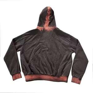 Wholesale Custom Acid Wash <b>Zip</b> Up Hoodie And Sweatpants Streetwear Heavyweight Cotton <b>Jogger</b> Tracksuit Set For Men And Women - Product Image 4