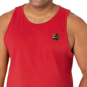 Camiseta sin mangas para hombre de alta calidad, tela suave de mezcla de algodón, ideal para entrenamiento y uso diario. - Product Image 4