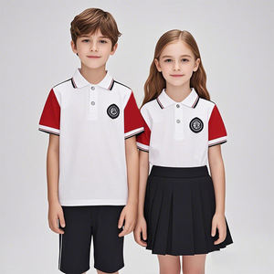 Uniforme scolaire personnalisé OEM avec logo pour les petites filles de la maternelle, jupe écossaise verte - Product Image 2