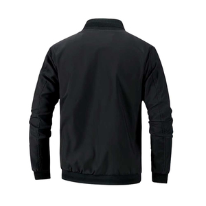 High Quality Custom Plus Size Men's Winter Stand <b>Collar</b> Bomber <b>Jacket</b> Quick Dry & Breathable Oem Service Made In Pakistan - Product Image 3