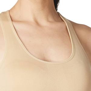 เสื้อชั้นในกีฬาผู้หญิงคุณภาพสูง ไซส์ใหญ่ รองรับกระชับ ระบายอากาศ แห้งเร็ว ผลิตจากผ้าสแปนเด็กซ์และโพลีเอสเตอร์ สำหรับผู้ใหญ่ รับสกรีนโลโก้ด้านหน้า - Product Image 3