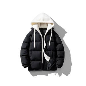 Premium hiver sans manches veste pour hommes femmes imperméable coupe-vent bouffant gilet élégant capuche Denim lavé support décontracté pour - Product Image 1