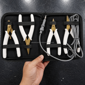 Custom Permanent Jewelry Making Tools Kit with Flush <b>Cutter</b> Needle Nose Pliers and Grounded Welding Pliers - Product Image 3