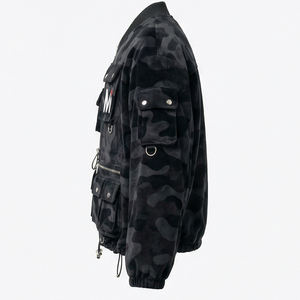 Veste tactique en toile camouflage pour homme, été, multi-poches, streetwear, bomber, mode outdoor, MALUZA INDUSTRIES - Product Image 4