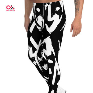 Vêtements de sport pour hommes, pantalons de compression légers, respirants, à séchage rapide, personnalisables à l'avant, en tissu polyester/coton pour la course à pied et le MMA - Product Image 6