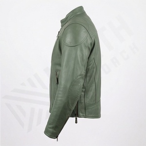 Veste en cuir de motard NAI-0498A, veste de mode, vêtement de protection pour la conduite à moto, vêtement d'extérieur ventilé, couleur personnalisée - Product Image 3