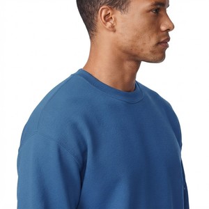 Sweat-shirt pour homme de qualité export, bleu royal, col rond, coupe ample, en molleton, manches longues, décontracté, streetwear d'hiver - Product Image 6
