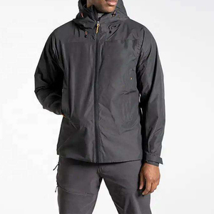Men's Custom Logo Windbreaker Jacket Waterproof Outdoor Hooded Sportswear Lightweight Windproof Hiking Rain <b>Coat</b> Activewear - Product Image 1
