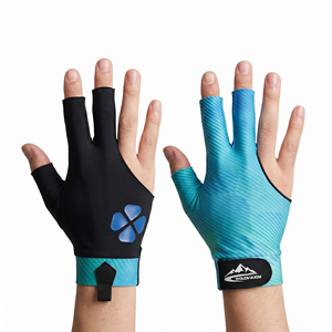 Gants de billard XG77 durables et respirants en nylon à 3 doigts, pour main gauche/droite, usage bureau et sport - Product Image 6