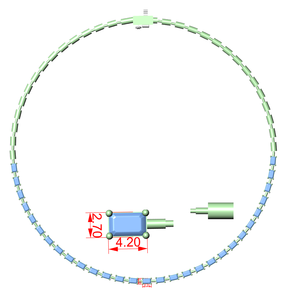 Horizon Baguette Diamond <b>Statement</b> Tennis <b>Necklace</b> - Product Image 5