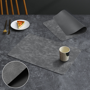 Tapis et sous-plats en cuir véritable de qualité supérieure, édition haut de gamme, style classique pour table à manger - Product Image 5