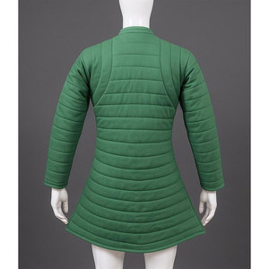 Gambeson médiéval vert personnalisé pour homme, veste rembourrée en toile de coton pour LARP, costume de cosplay, best-seller - Product Image 3