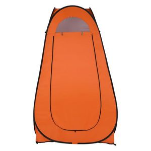 Tenda Doccia/Bagno Portatile Pop-Up Arancione per 1-2 Persone, Riparo da Campeggio con Spogliatoio e Area Cambio Vestiti - Product Image 2