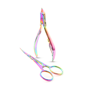 Perfect for Salons <b>Nail</b> Techs and Personal Use Multi Cuticle Nipper and Facial Scissors Set Custom Private Label - Product Image 2