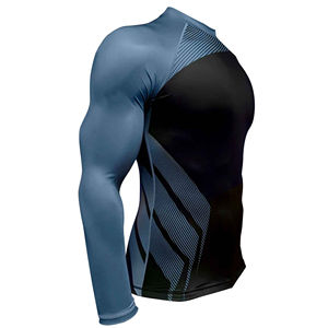 Hot Selling Custom BJJ Rash Guard Long Sleeve MMA Compression Shirt No Gi Grappling Training Apparel Private Label Manufacturer - Product Image 5