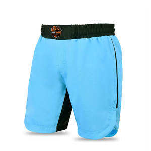 Pantalones Cortos de Entrenamiento MMA para Hombre, Ligeros, de Secado Rápido, Cómodos, Duraderos, Flexibles, con Logotipo Frontal, para Entrenamientos de Grappling - Product Image 1