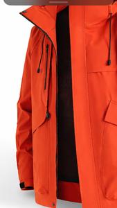 Winter Outdoor Windbreaker <b>Jacket</b> Waterproof Breathable Eco-Friendly Quick Dry Hooded Stand Collar Zipper <b>Plus</b> <b>Size</b> Lightweight - Product Image 6
