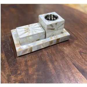 Wood Bakhoor Burner Incense Holder Eco-Friendly Durable Wooden Incense Burner Antique Design Indian Handmade Religious Us - Product Image 6