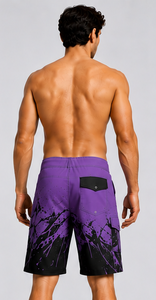 High Quality <b>Mens</b> Board Shorts Custom Wholesale Swim <b>Trunks</b> Quick Dry Beach Shorts Surfing Shorts Polyester Drawstring Pocket - Product Image 4