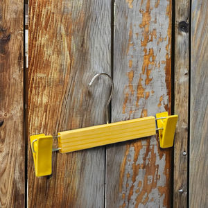 Wholesale Cheap Durable Eco-Friendly Wooden Hangers Stainless Steel <b>Clips</b> Multifunction Non-Slip Single Bathroom Clothing - Product Image 5