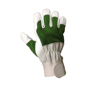 Gants de sécurité de construction personnalisés Gants de travail industriels en cuir de vache fendu antibactérien respirant - Product Image 2