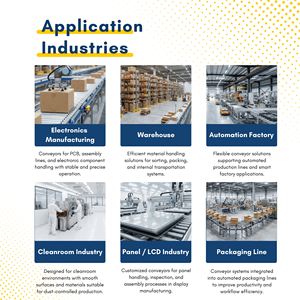 Nouveau Convoyeur à Chaîne à Trois Brins en Acier Inoxydable Revêtu de Poudre, Durable, pour Usine de Fabrication, Vitesse Réglable, Garantie 1 An - Product Image 3