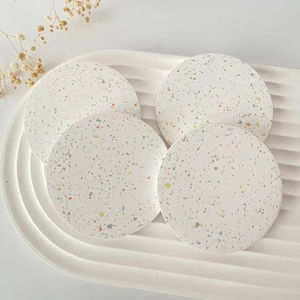 Latest 2025 Terrazzo Coasters Indian Style Wholesale <b>Price</b> <b>Epoxy</b> <b>Resin</b> Table Coaster for Drink Tea Coffee - Product Image 1