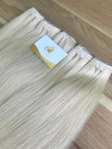 ผมต่อเวียดนามแท้ 100% เกรดพรีเมียม สีดำ/น้ำตาล  ปลายผมหนา  จัดเรียงเกล็ดผม  ความยาว 8''-32'' สำหรับทุกสี - Product Image 3