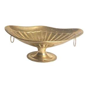 Cuenco de Pedestal Antiguo de Aluminio con Asas, Resistente al Calor, de Lujo, para Servir Alimentos y Ensaladas, para Fiestas y Uso en Hoteles - Product Image 4