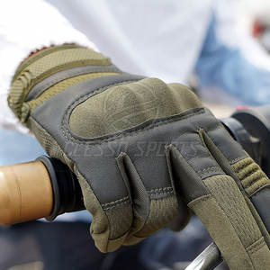 Guantes de Motocicleta para Hombre, de Cuero, Antideslizantes, Transpirables, Duraderos, Equipo de Protección - Product Image 5