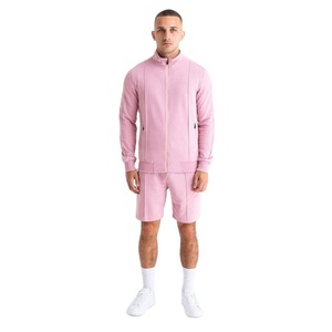 Ensemble sweat à capuche et short 100 % coton jersey, coupe ajustée, manches longues, col rond, écologique, collection Printemps, en poly double épaisseur pour la sécurité - Product Image 6