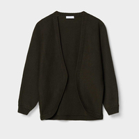 Cardigan personnalisé pour femme, pull en tricot pour dames, fournisseur de vêtements en tricot