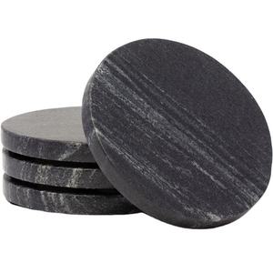 Posavasos de Mármol Travertino Natural |   Tapete de Piedra para Mesa, Decoración y Protección de Bebidas - Product Image 1