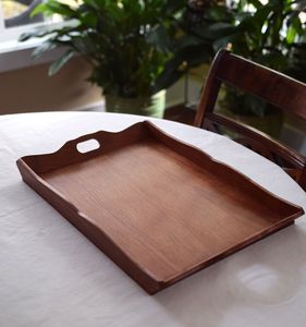 Luxury Wooden Serving <b>Tray</b> For Wedding Gift Housewarming Present And Stylish Dining <b>Table</b> Decoration Purpose - Product Image 1