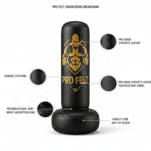 Saco de boxeo de alto rendimiento para entrenamiento de boxeo, MMA y kickboxing, equipo de gimnasio independiente de alta resistencia. - Product Image 2