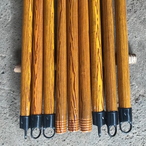 Bâton de vadrouille en bois enduit de PVC manche de balai brosse pôle 240-270 g/pcs/bâtons de vadrouille - Product Image 4