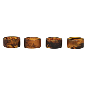 Resin Napkin Ring Home Hotel Business Gifts Decoration 4.5cm Blue Color For Party <b>Table</b> Decoration - Product Image 2