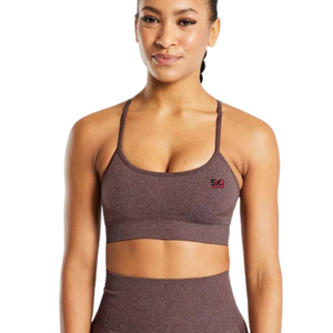 Soutien-gorge de sport sans couture pour femme, respirant, extensible, à maintien élevé, idéal pour la gym, le fitness, la course et le yoga - Product Image 1