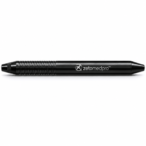 European Simple Stem Mirror Handle #6 Black Line Dental Mirror Handle Stainless Steel Zetomed Pro - Product Image 1