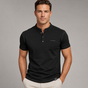 Camisa de Manga Corta para Hombre Fawkes, Tejida en Lona, 100% Algodón, Color Sólido, Cierre de Botones, Estilo Casual, Transpirable, Precio Económico, la Mejor - Product Image 5
