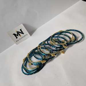 Beautiful Kashmiri <b>Bangles</b> Set for Women Stylish Bridal Chudi Set for Wedding Festival and Daily Wear - Product Image 2