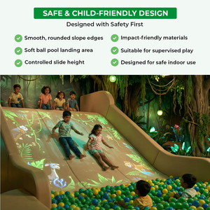 Jeu de projection au sol interactif Eshark avec capteur IR pour enfants |   Gonflable |   Capacité maximale 100 kg |   8 pieds x 6 pieds x 8 pieds - Product Image 4