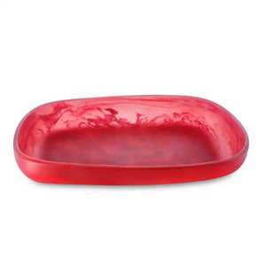 Tazón de Resina Ecológico de Lujo para Servir Comida en Fiestas, Diseño Clásico Redondo Rosa, Tamaños Personalizables, Tazón de Resina para Alimentos - Product Image 3