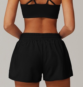 Breathable Athletic Workout Gym Sports <b>Shorts</b> for Training and Yoga Elastic Waist Wholesale Women's Athletic <b>Shorts</b> Manufacturer - Product Image 5